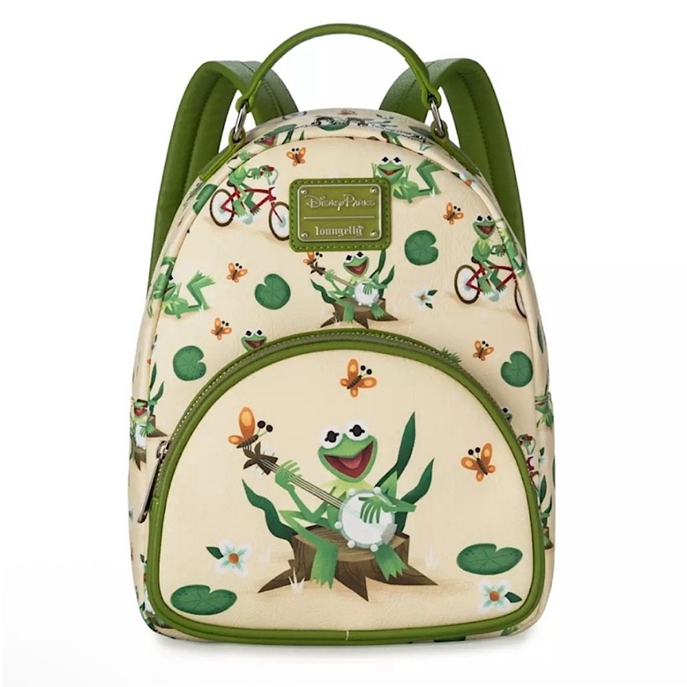 Loungefly Kermit the Frog Disney Parks Mini Backpack The Muppets NWT